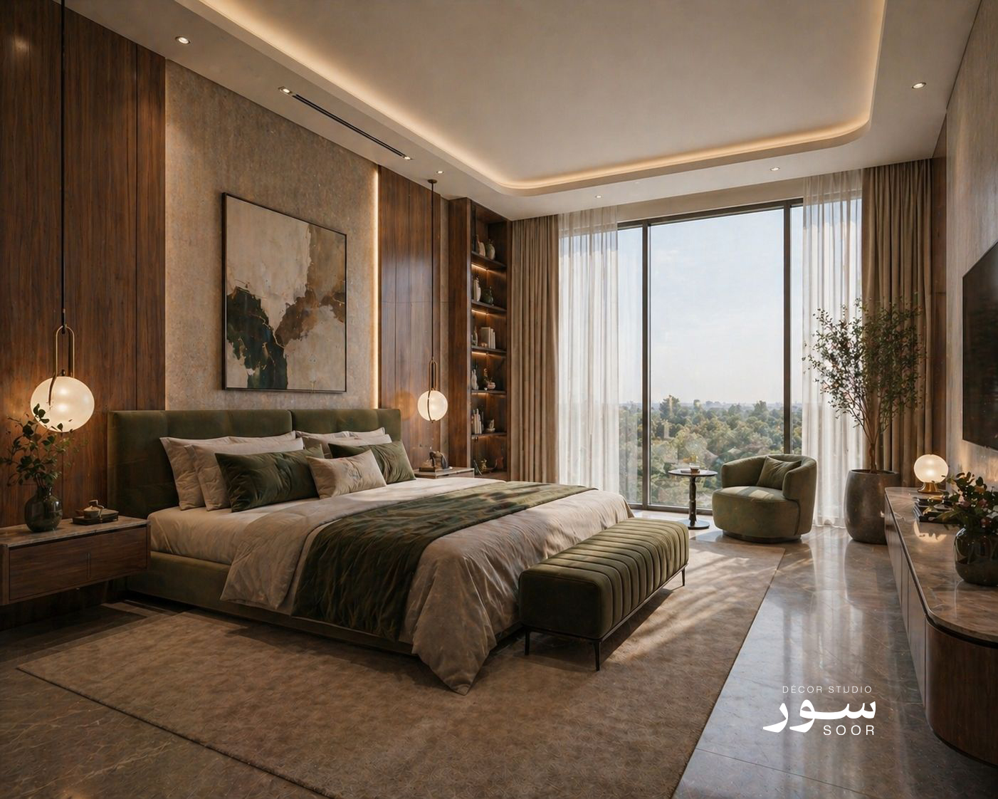 تصميم داخلي من أعمال سور